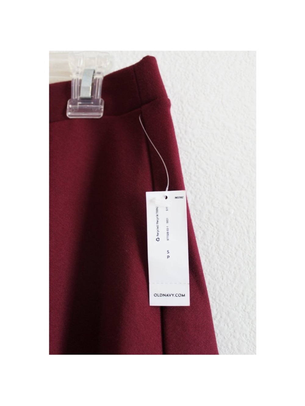 Old Navy Burgundy Wine Circle Skirt - Picture 5 of 5